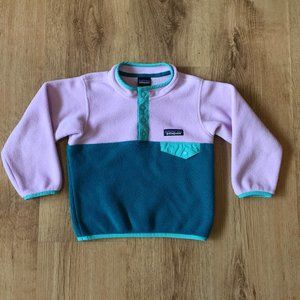 Patagonia | Toddler Kid Lightweight Synchilla Snap-T Pullover Fleece Color Block